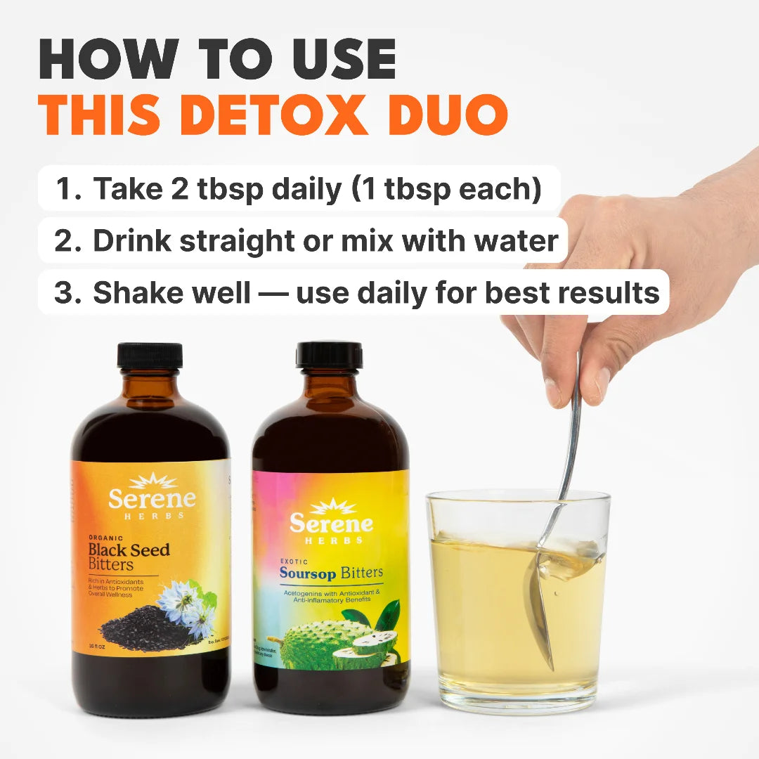 Soursop Bitters & Black Seed Bitters Bundle